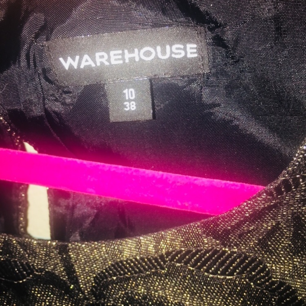 GOLD DRESS BY WAREHOUSE - Picture 2 of 4